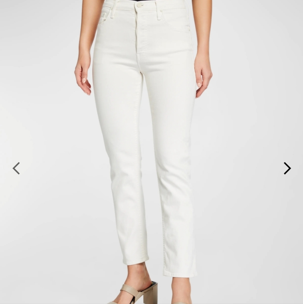 MOTHER The Hunter Ankle Fray Jeans